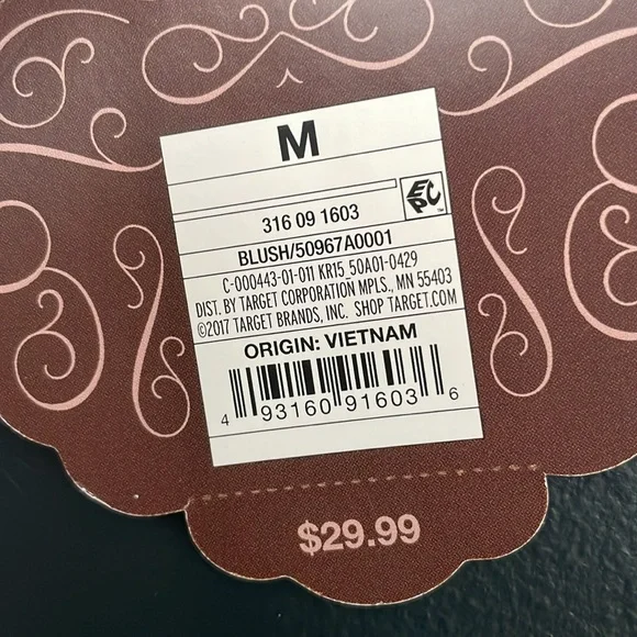 Knox Rose size Medium.  Boho dress. Light pink/peqch. Brand new. Never worn! - Picture 9 of 9